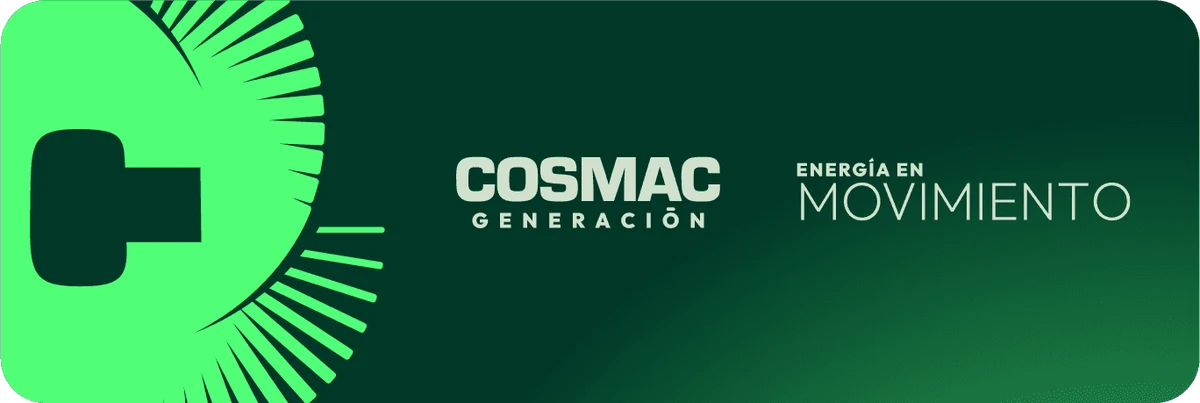 COSMAC Generación · Energía en movimiento